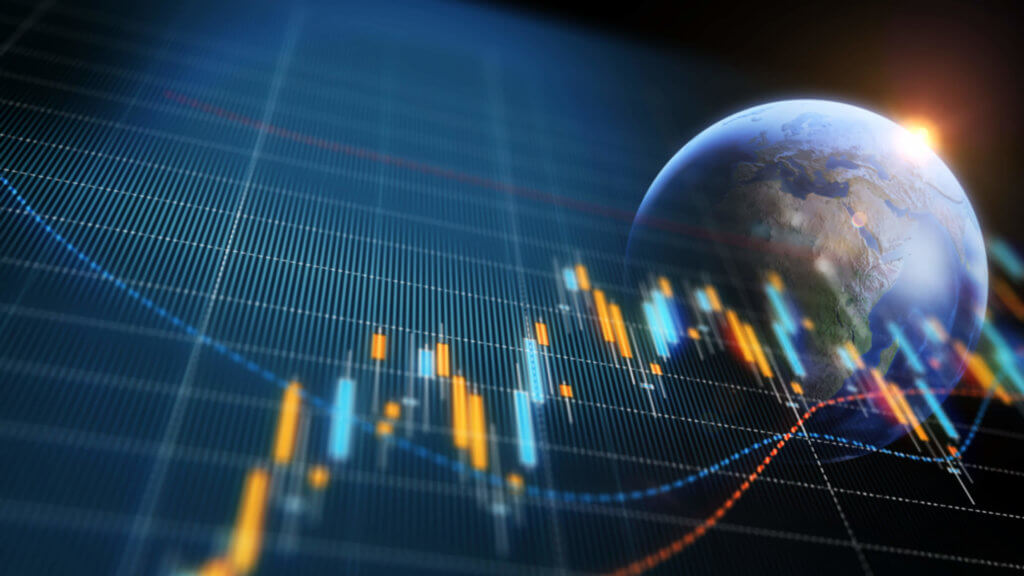 International Stocks Earth Globe